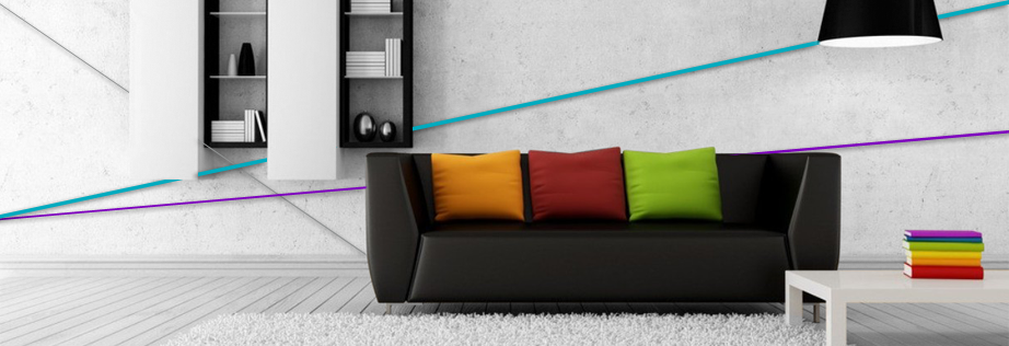 Sala contemporánea fabricada por Mueblería Ramos